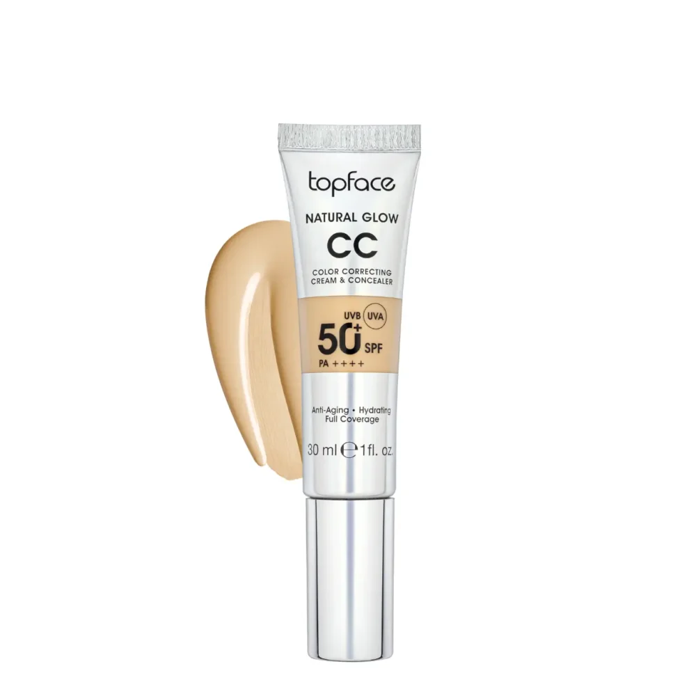 Topface natural glow cc cream et concealer yellow sand 005