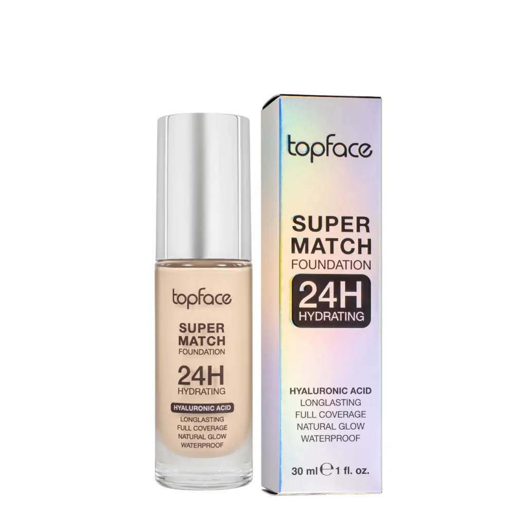 Topface super match foundation 24h ivory nude 001