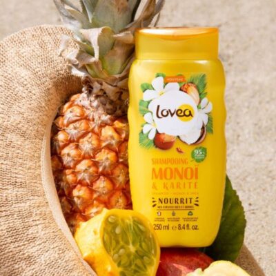 Lovea monoï et karité shampooing cheveux secs et abimes 250ml