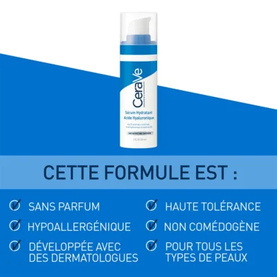 Cerave serum hydratant acide hyaluronique 30ml