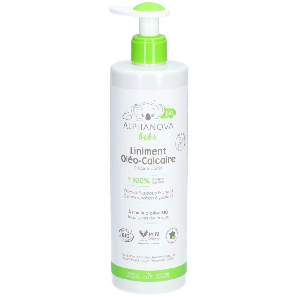 Alphanova bébé liniment oleo calcaire bio 400ml