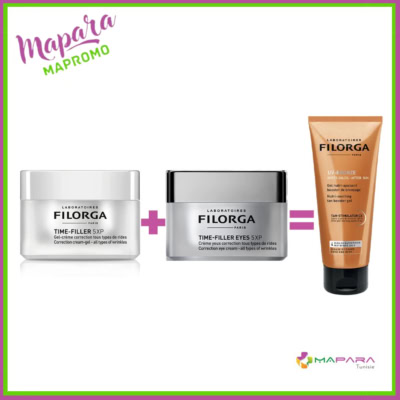 FILORGA Pack Anti-Âge Expert - Regard et Visage + UV-Bronze SPF50 OFFERT