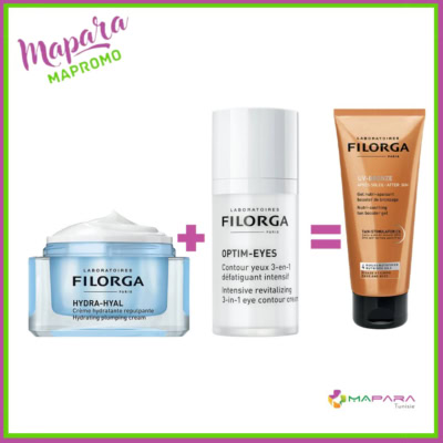 Filorga Pack Hydratation et Regard + UV-Bronze Visage SPF50 Offerte