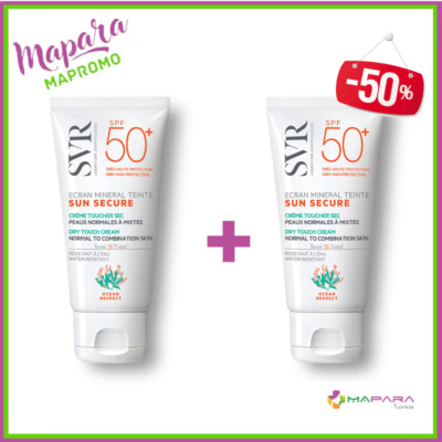 Svr duo protection minérale teintée spf50+