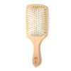 Azal Brosse Cheveux en Bois Carré Petit Modèle Blanc