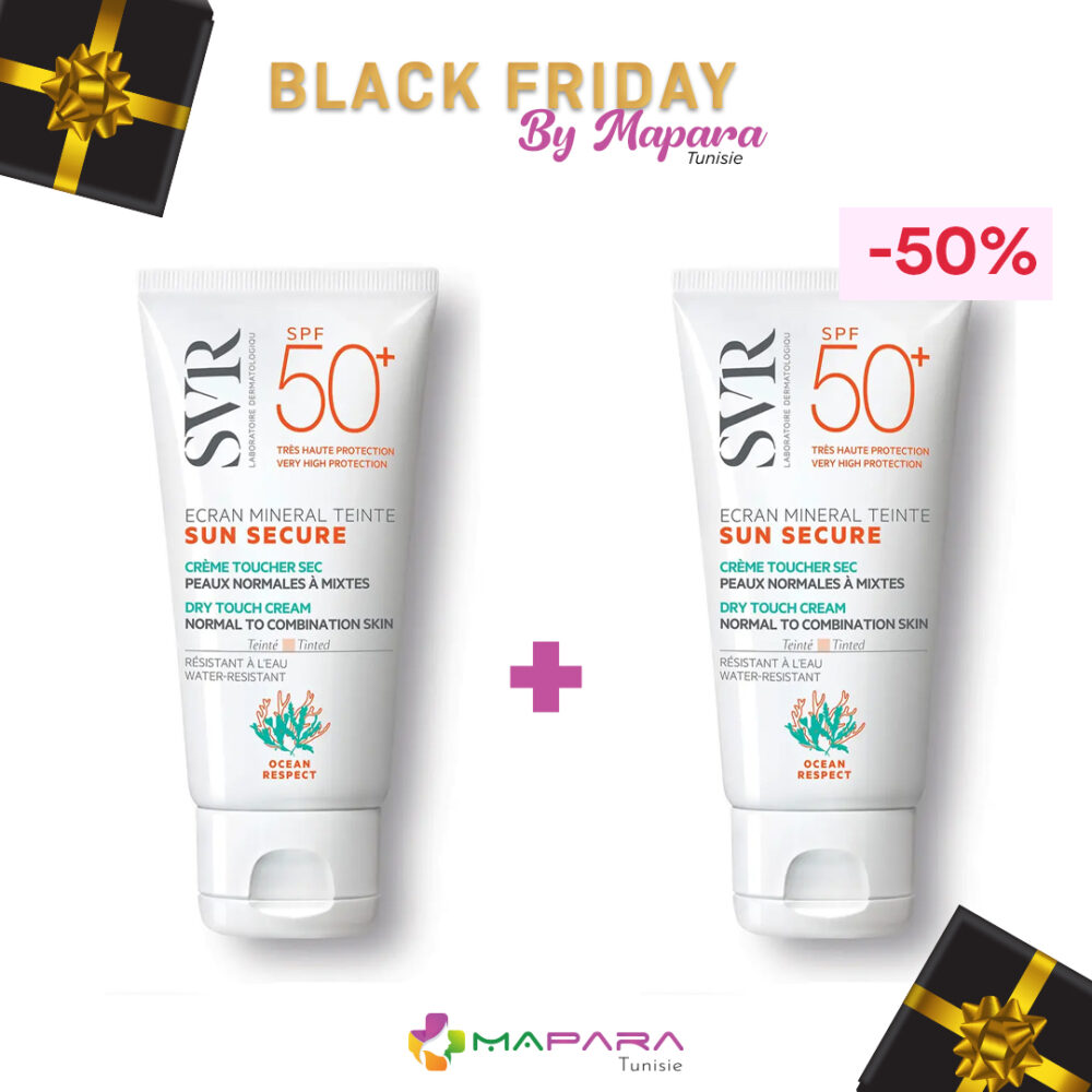 Svr duo protection minérale teintée spf50+