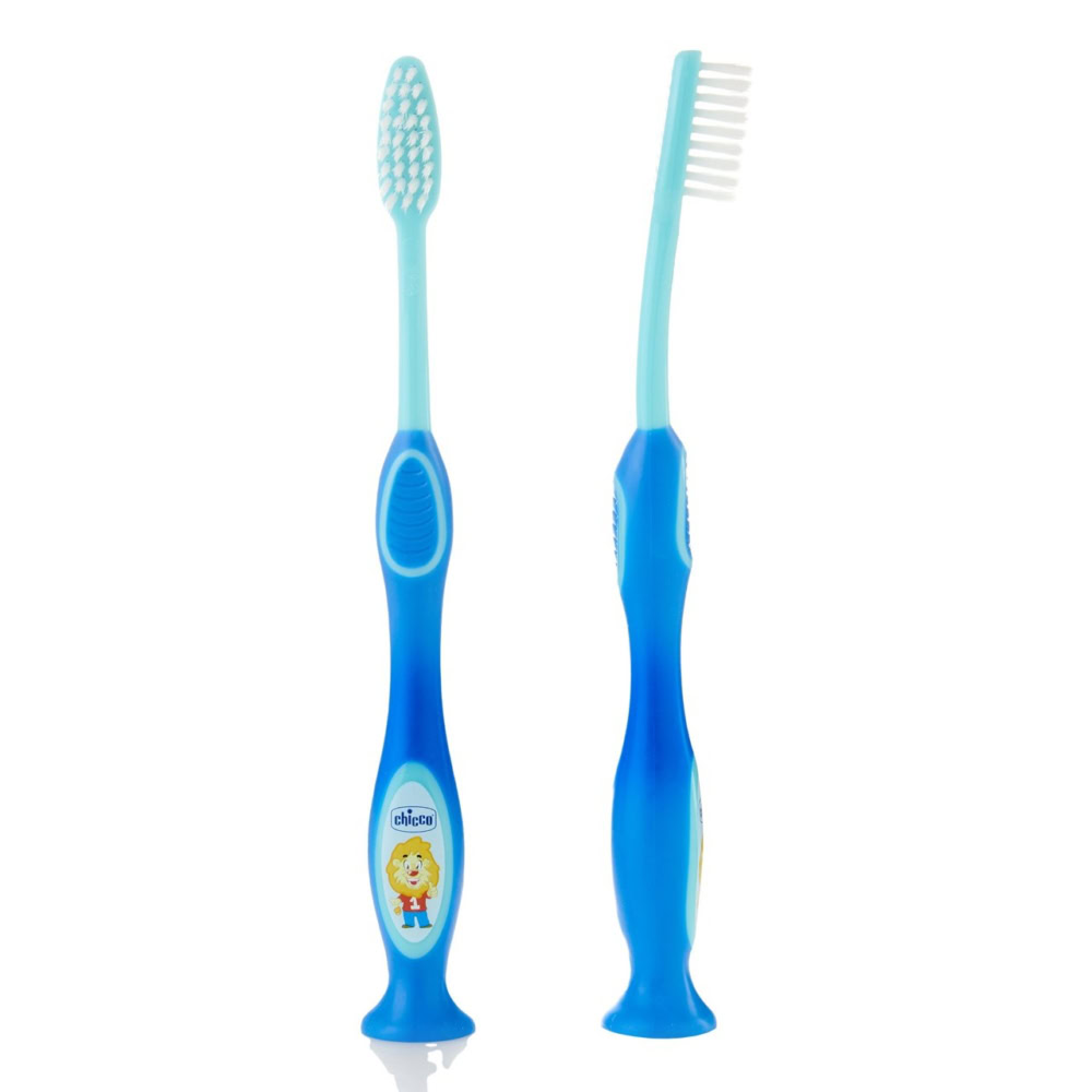 Chicco brosse à dents pour enfants 3-6 ans bleu