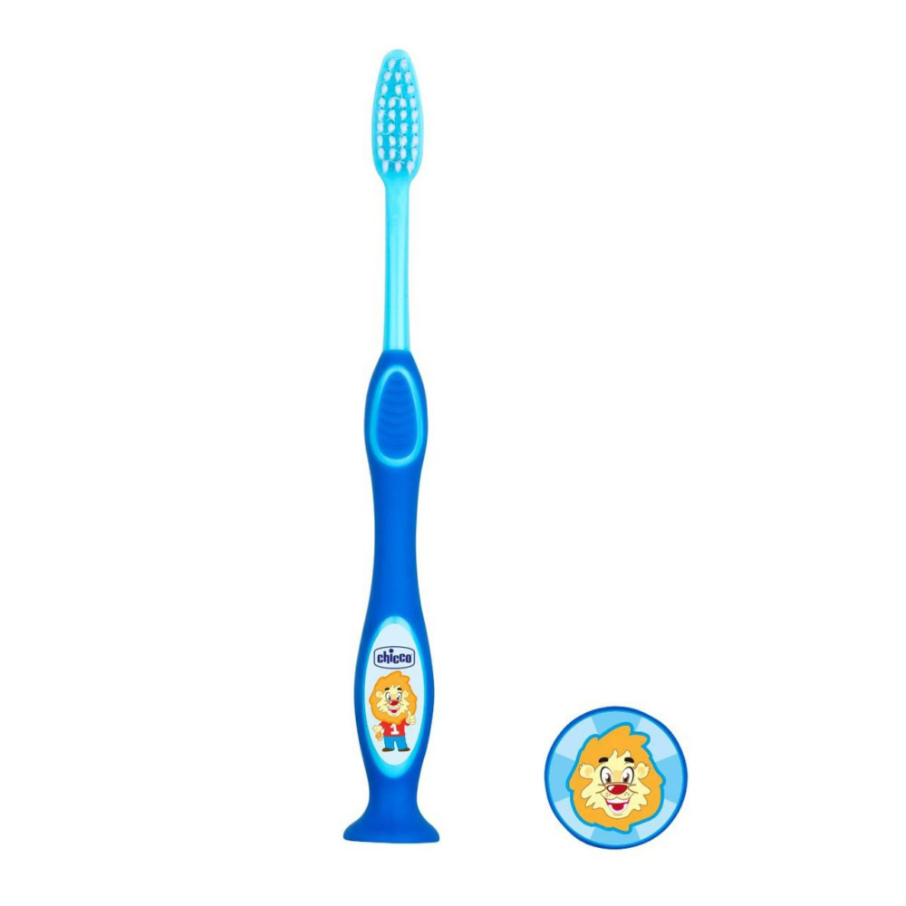 Chicco brosse à dents pour enfants 3-6 ans bleu