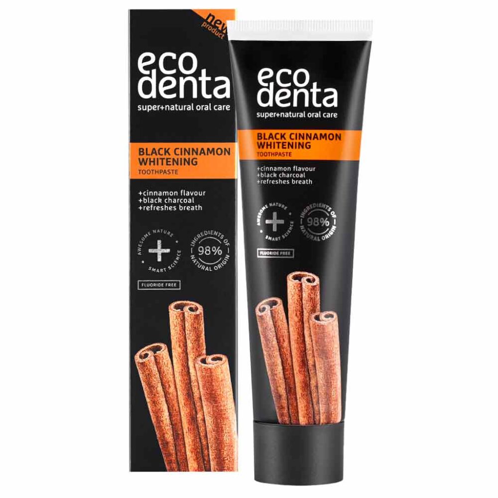 Ecodenta dentifrice blanchissant à la cannelle 100ml