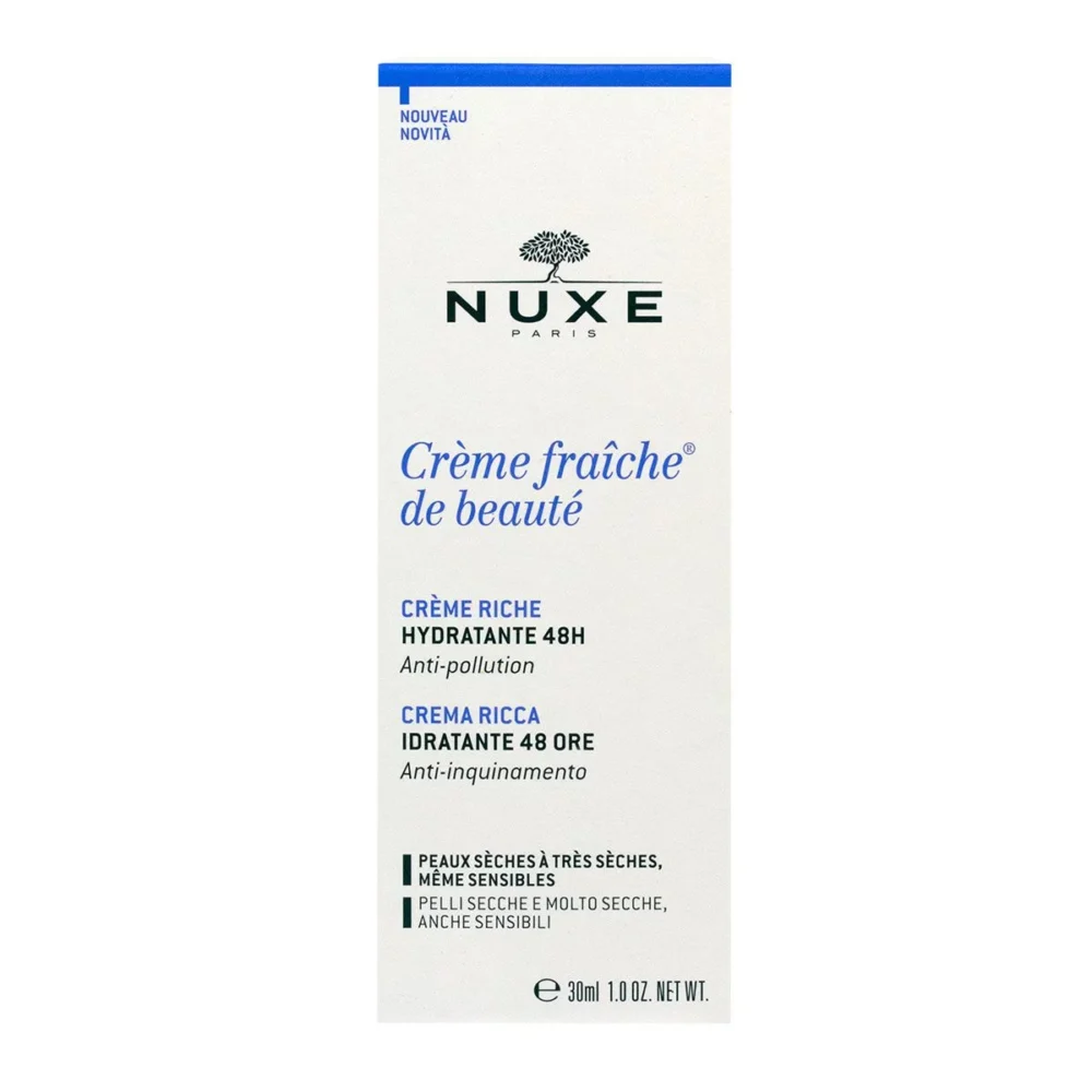 Nuxe crème fraîche de beauté crème riche hydratante 48h 30ml