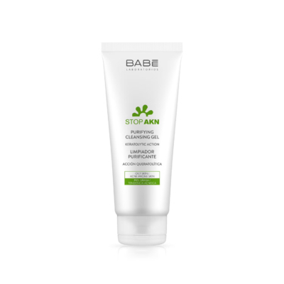 Babé Stop AKN Gel Purifiant Nettoyant Peau Grasse ou Acnéique 200ml