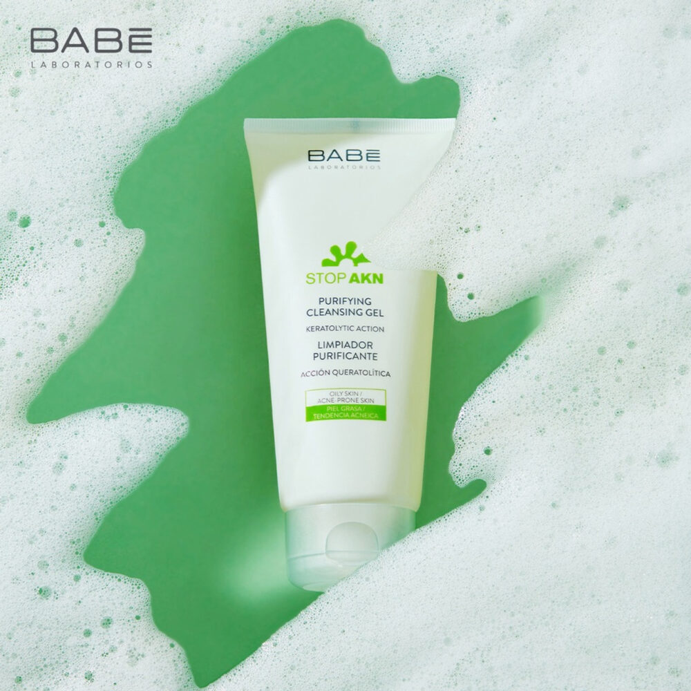 Babé stop akn gel purifiant nettoyant peau grasse ou acnéique 200ml