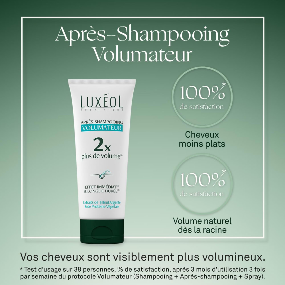 Luxéol après-shampooing volumateur 200ml