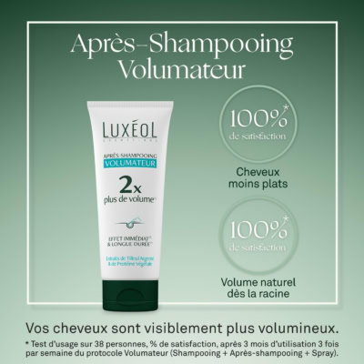 Luxéol après-shampooing volumateur 200ml