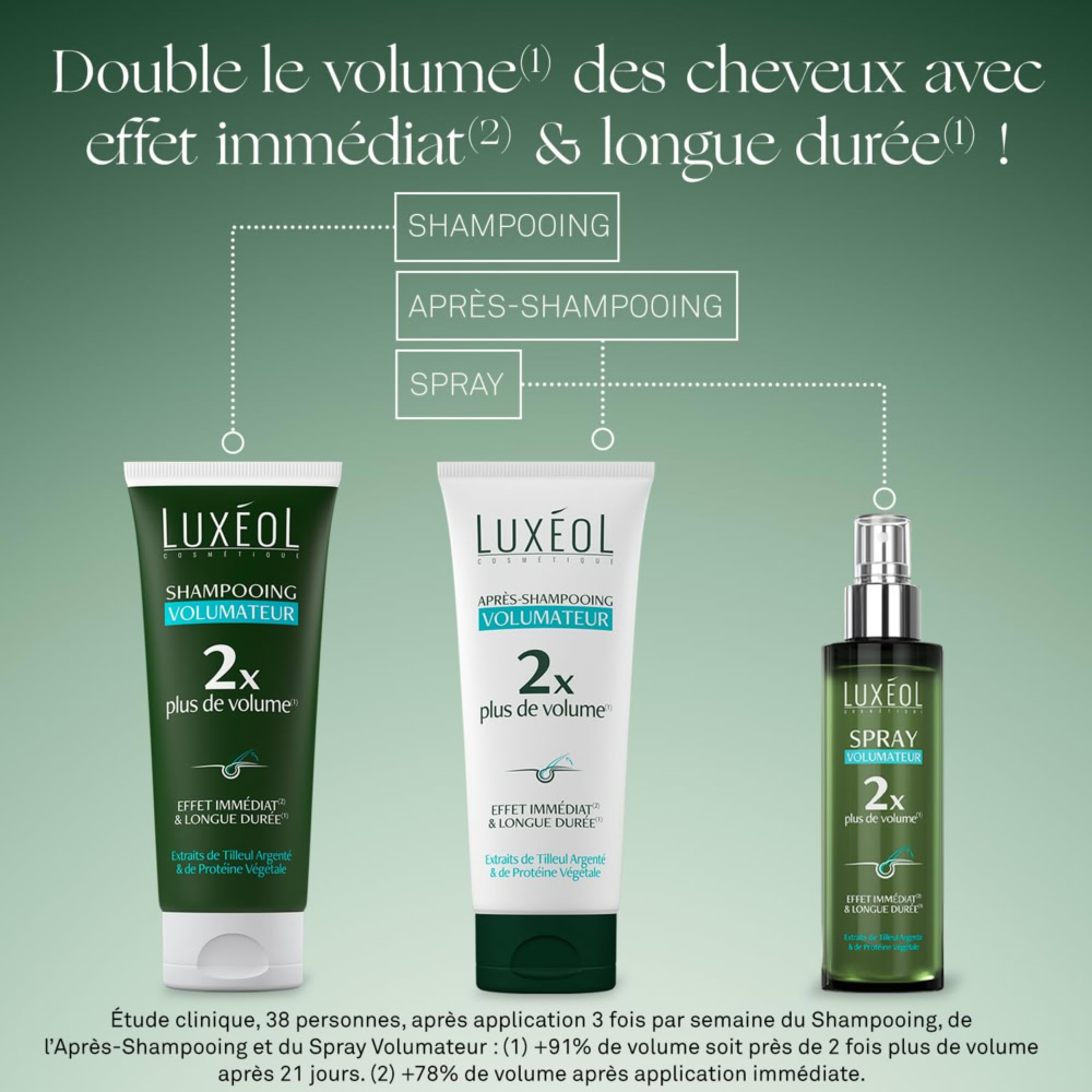 Luxéol après-shampooing volumateur 200ml