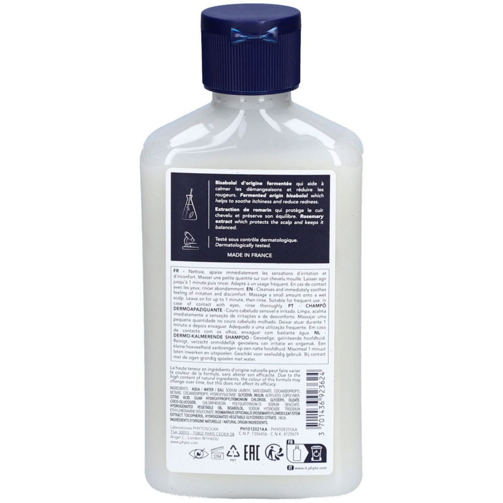 Phyto shampoing dermo-apaisant anti-démangeaisons 250ml