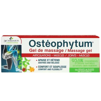 3 chênes ostéophytum gel de massage articulations et muscles 100ml