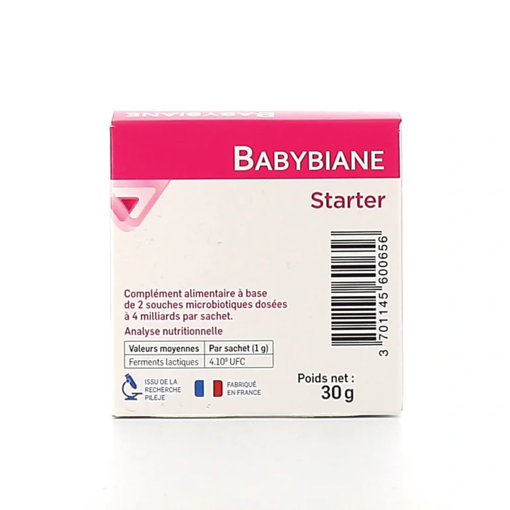 Pileje babybiane starter 30 sachets