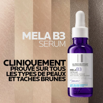 La roche posay mela b3 sérum concentré intensif anti-taches 30ml