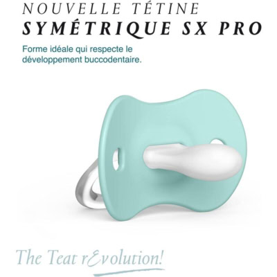 Suavinex 2 Sucettes symetriques SX PRO Forest Bleu 6-18 mois