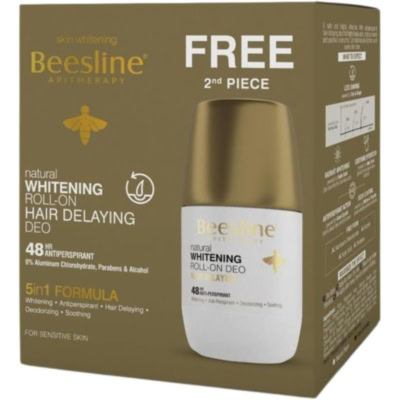 Beesline Coffret Roll-On Deo Eclaircissant Anti Repousse 5 En 1