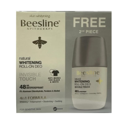 Beesline Coffret Roll-On Deo Eclaircissant Invisible Touch 4 En 1