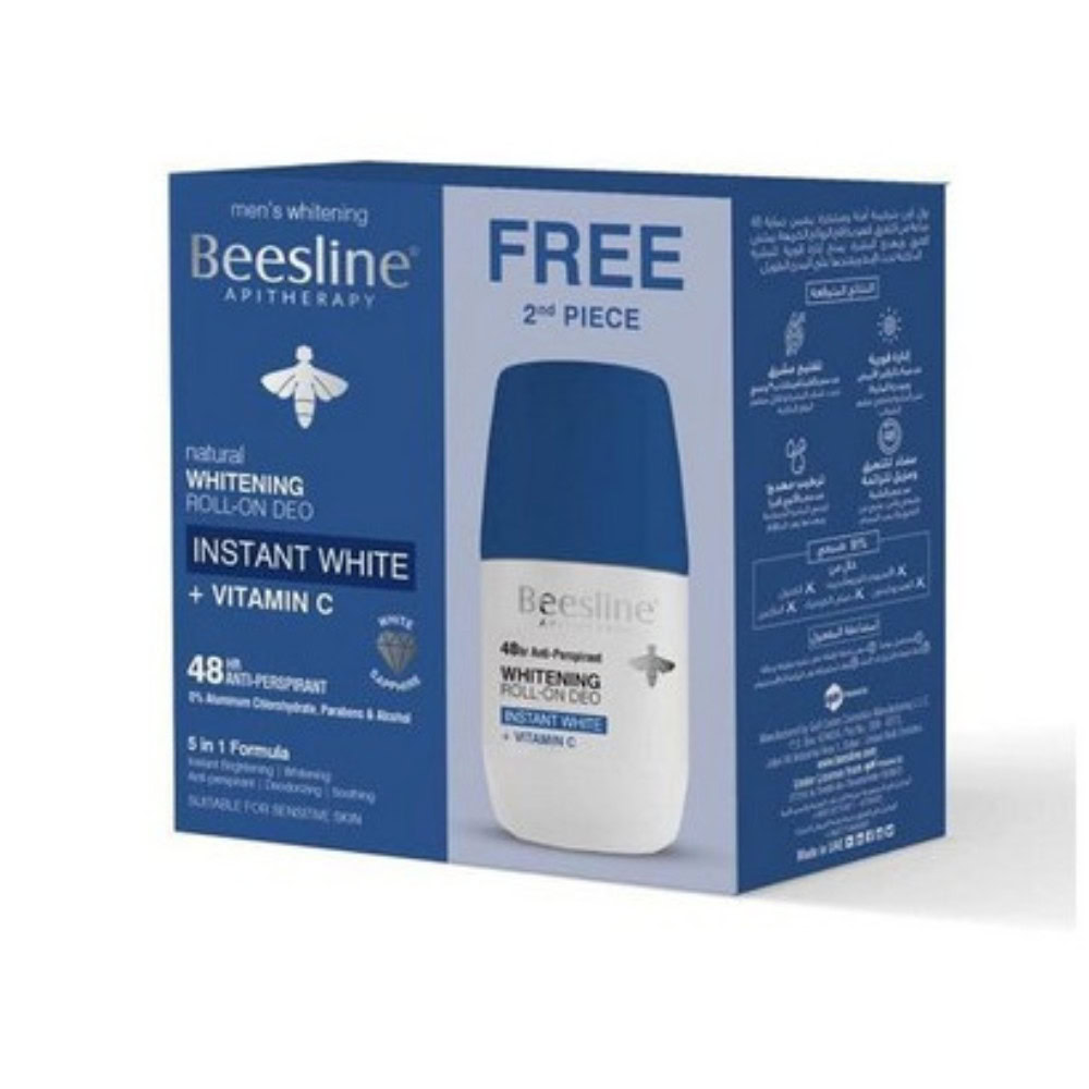 Beesline coffret roll-on deo instant white + vitamine c