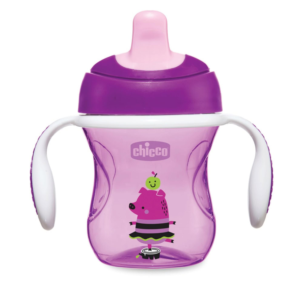 Chicco training cup 6 mois+ 200ml rose