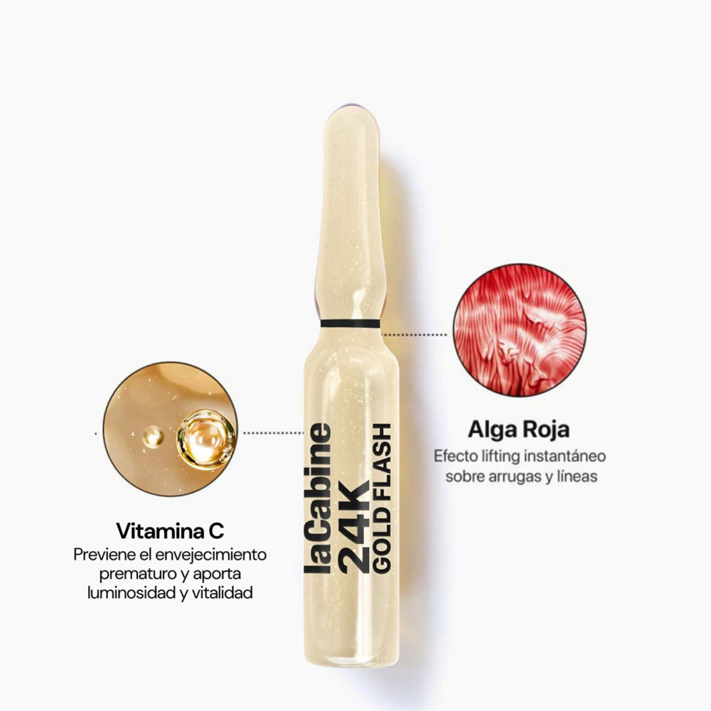 Lacabine 24k gold flash édition limitée 1 ampoule