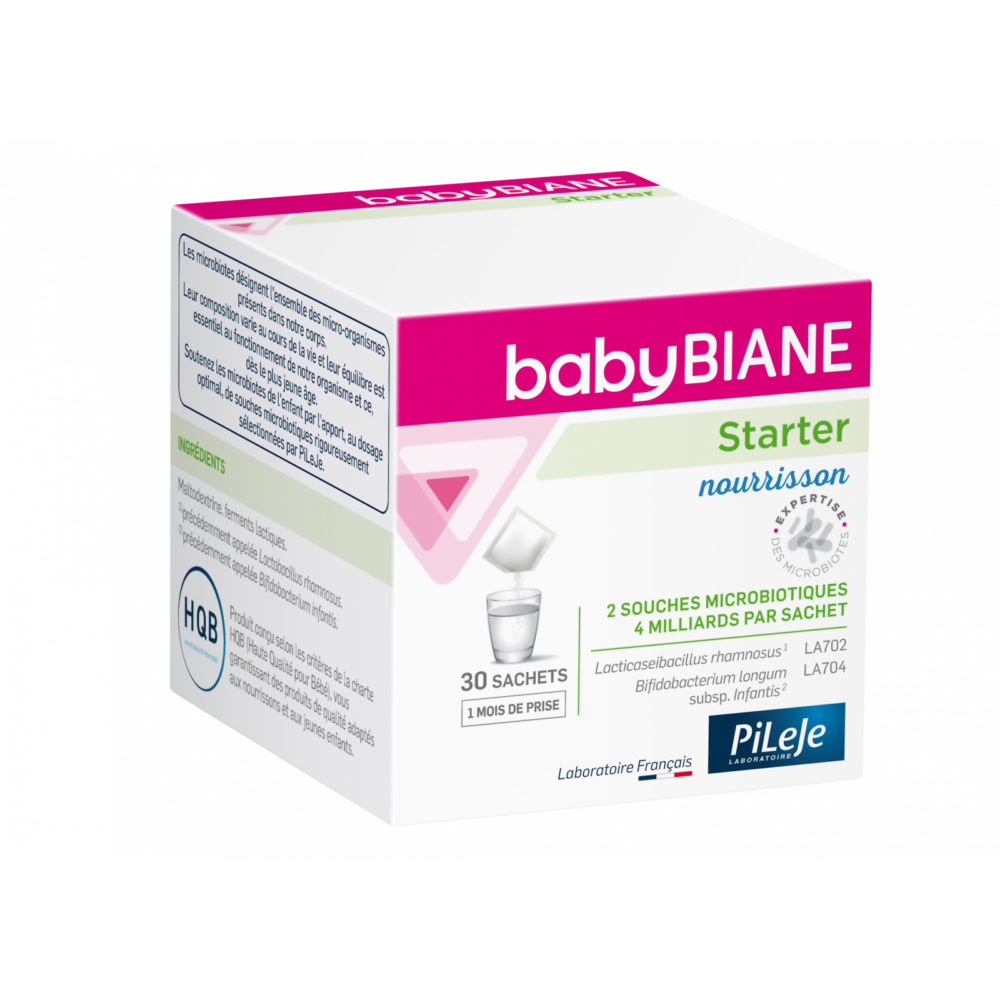 Pileje babybiane starter 30 sachets