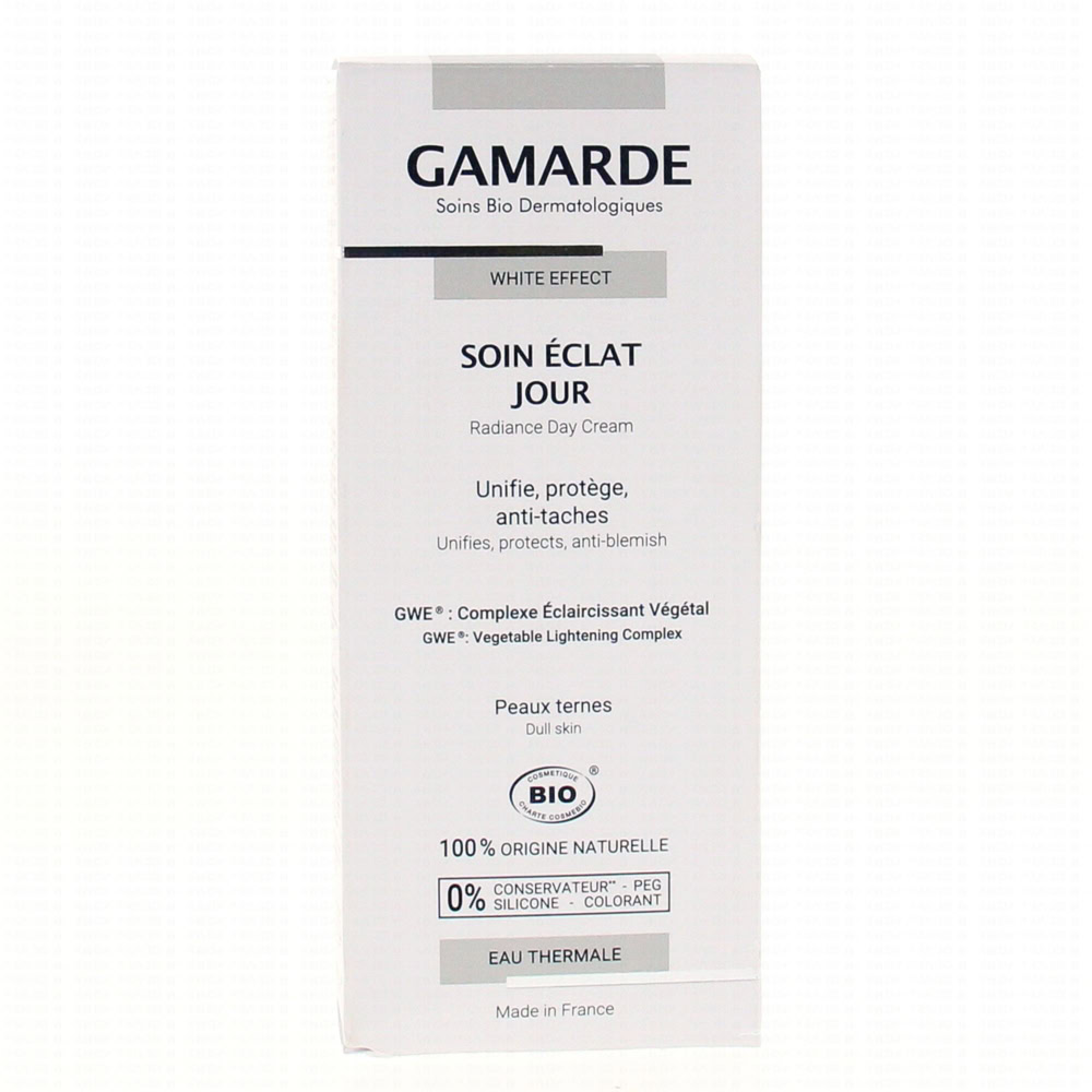 Gamarde white effect soin eclat jour bio 40ml