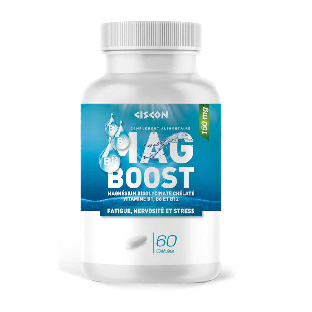 Magboost magnésium bisglycinate 60 gélules