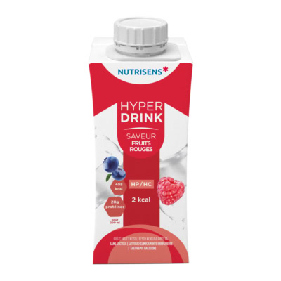 Nutrisens Hyperdrink 2kcal Nutriment Fruits Rouges 200ml