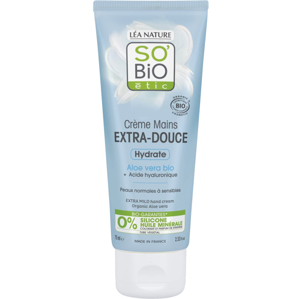 So bio crème mains extra-douce à l'aloe vera bio 75ml