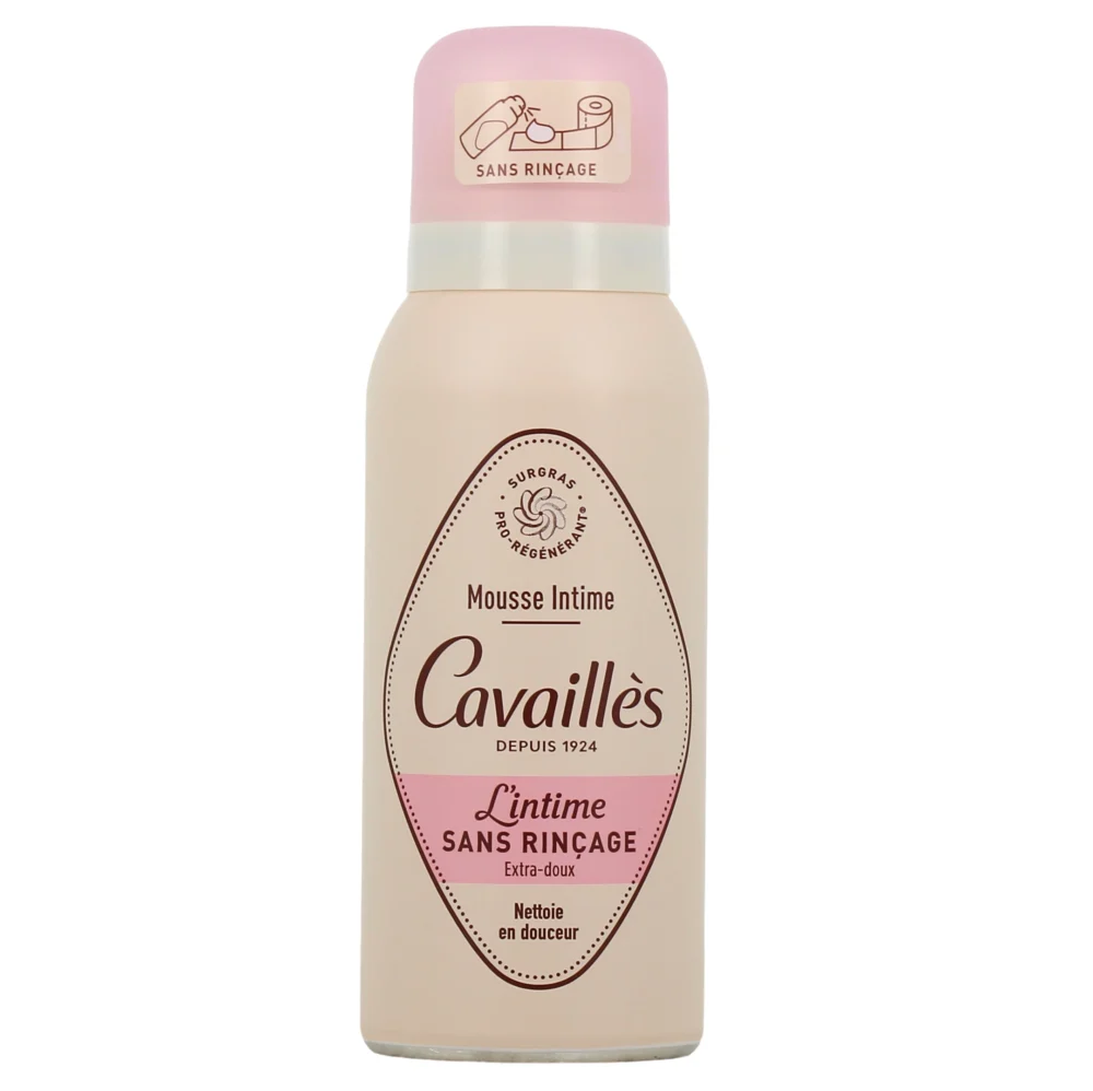 Roge cavailles l'intime mousse intime sans rinçage hydratant 100ml