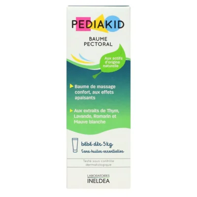 Pediakid baume pectoral bébé 40ml