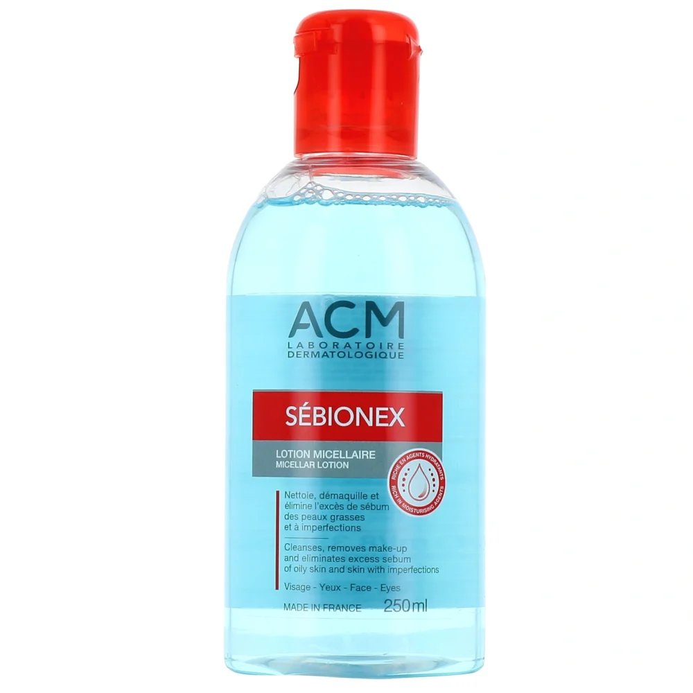 Acm sébionex lotion micellaire peaux grasses 250ml