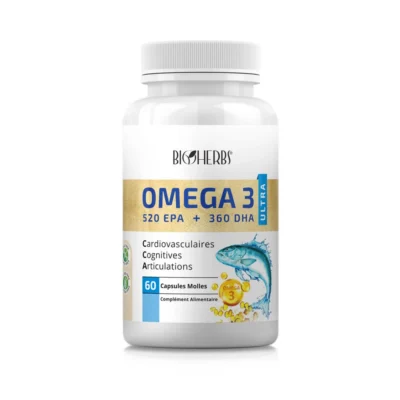 Bioherbs OMÉGA 3 Ultra 60 gélules