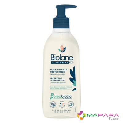 Biolane Topilane AD Huile Nettoyante Protectrice 350ml