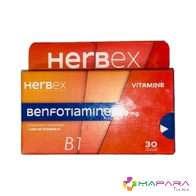 Herbex Benfotiamine 50mg 30 Gelules