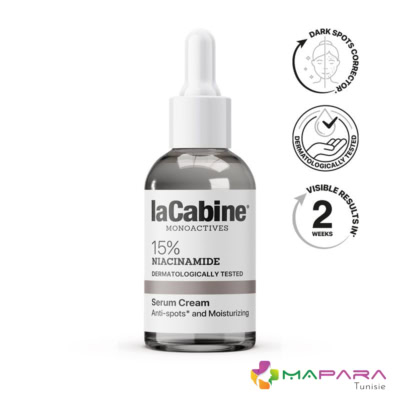 La Cabine Monoactives 15% Niacinamide Sérum Crème 30ml