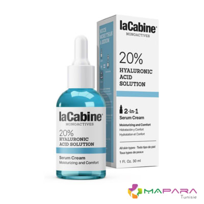 La Cabine Monoactives 20% Hyaluronic Acid Sérum Crème 30ml