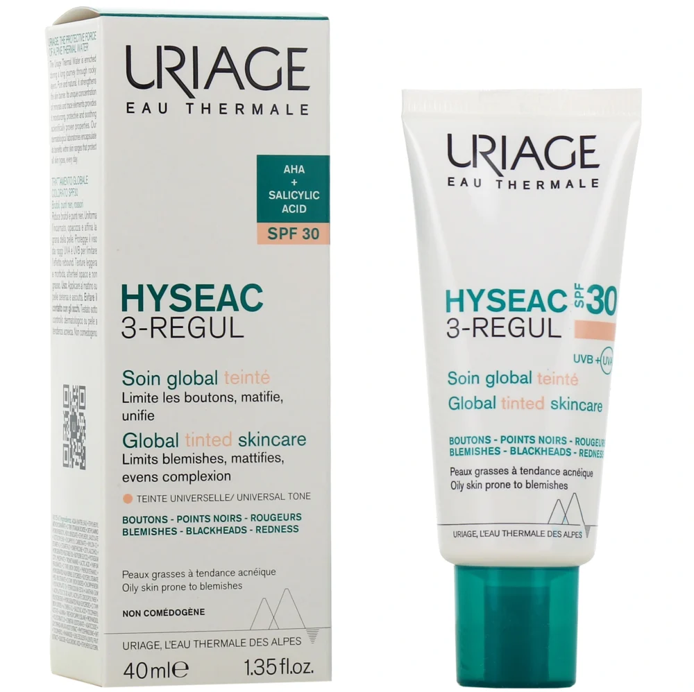 Uriage hyseac 3 regul soin global teinté spf30 40ml