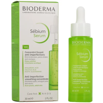 Bioderma sebium sérum concentré lissant anti-imperfections, 30ml